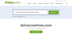 Desktop Screenshot of dzirecreatives.com